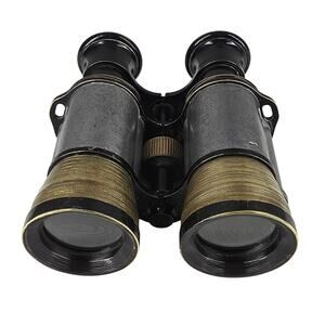 VINTAGE COMTESSE PARIS BINOCULARS BRASS & METAL WWI ERA FIELD GLASSES